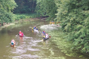 Canoeing Mines of Spain on Dubuque River Trail